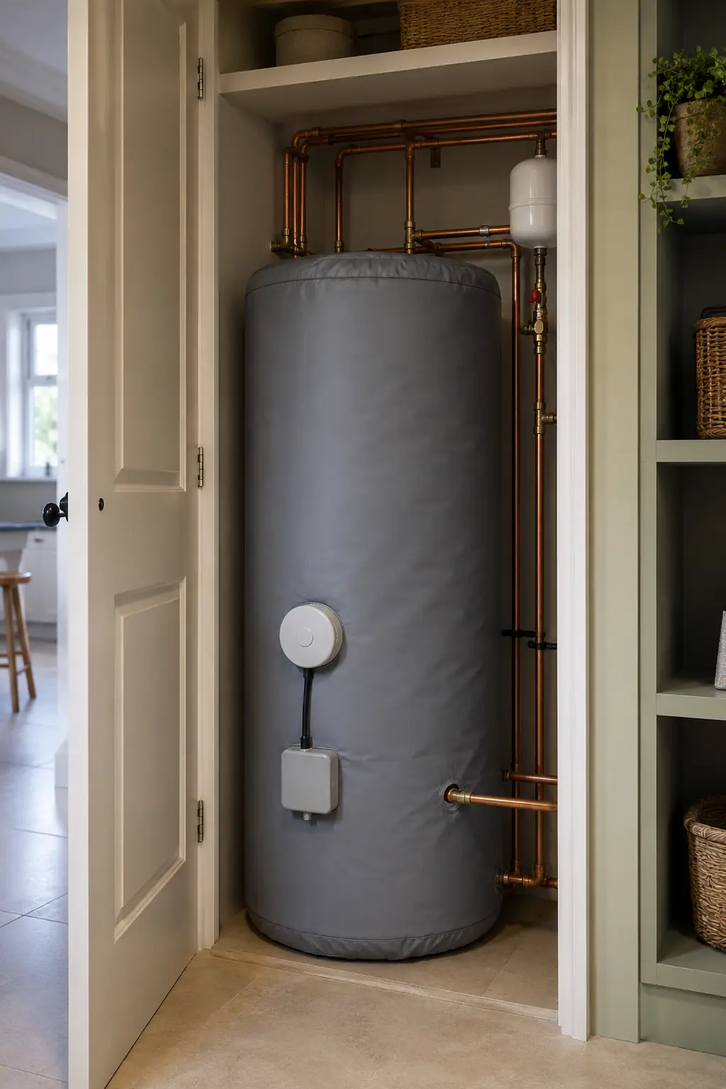 RGI installer working on a boiler installation in Clare