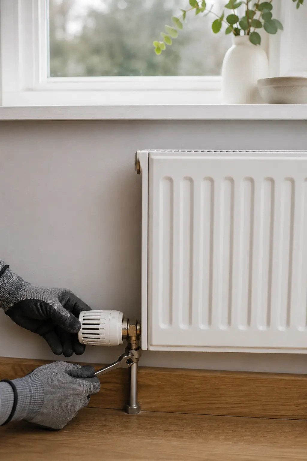 Boiler and heating pipework being installed in Kerry