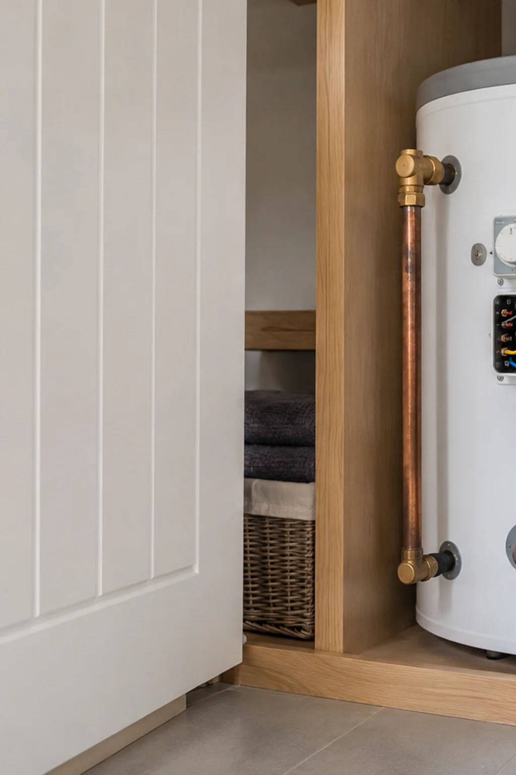 Immersion timer and cylinder work under way at a home in Cavan
