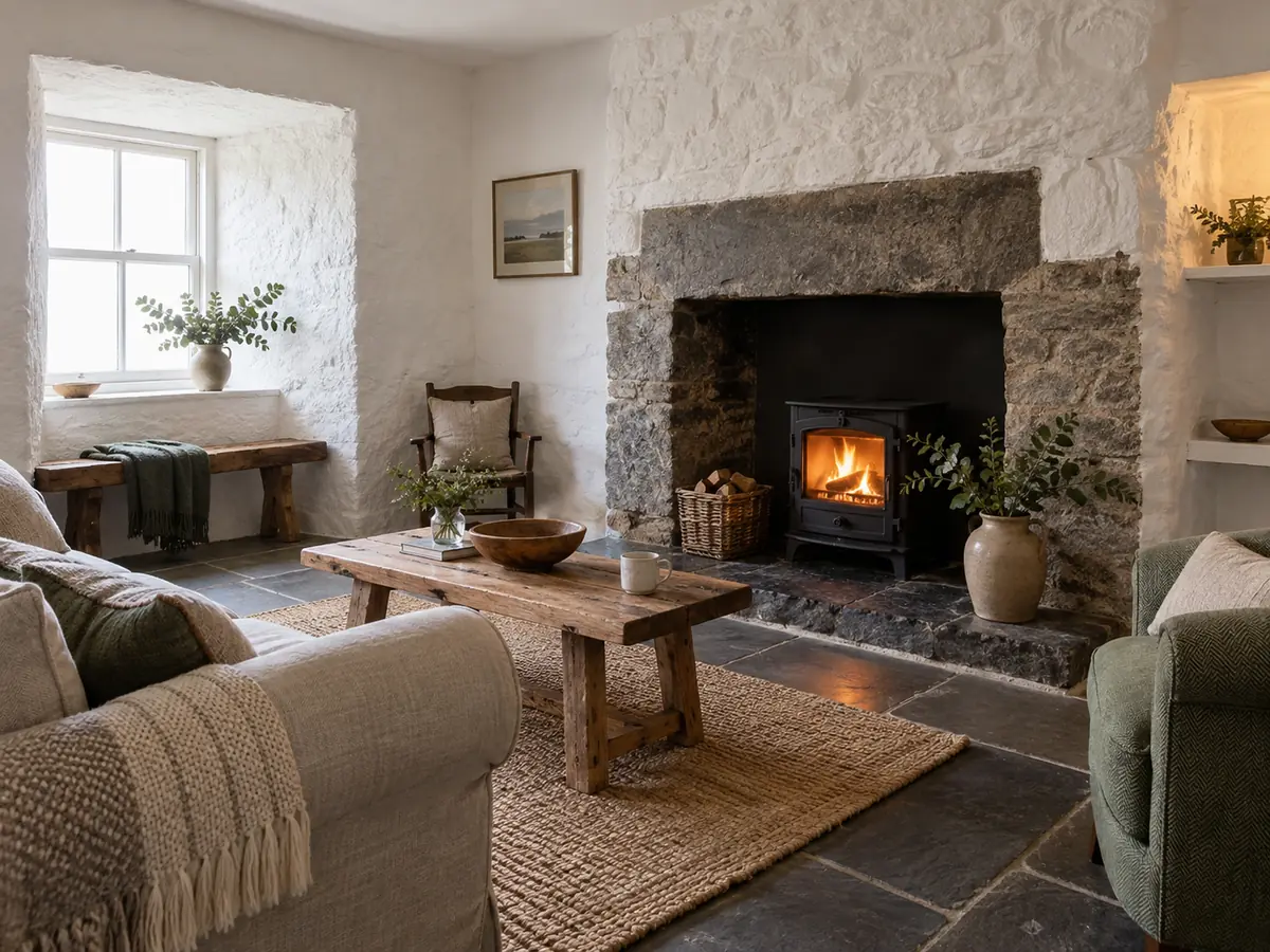 Interior of a home in Co. Donegal, Ireland