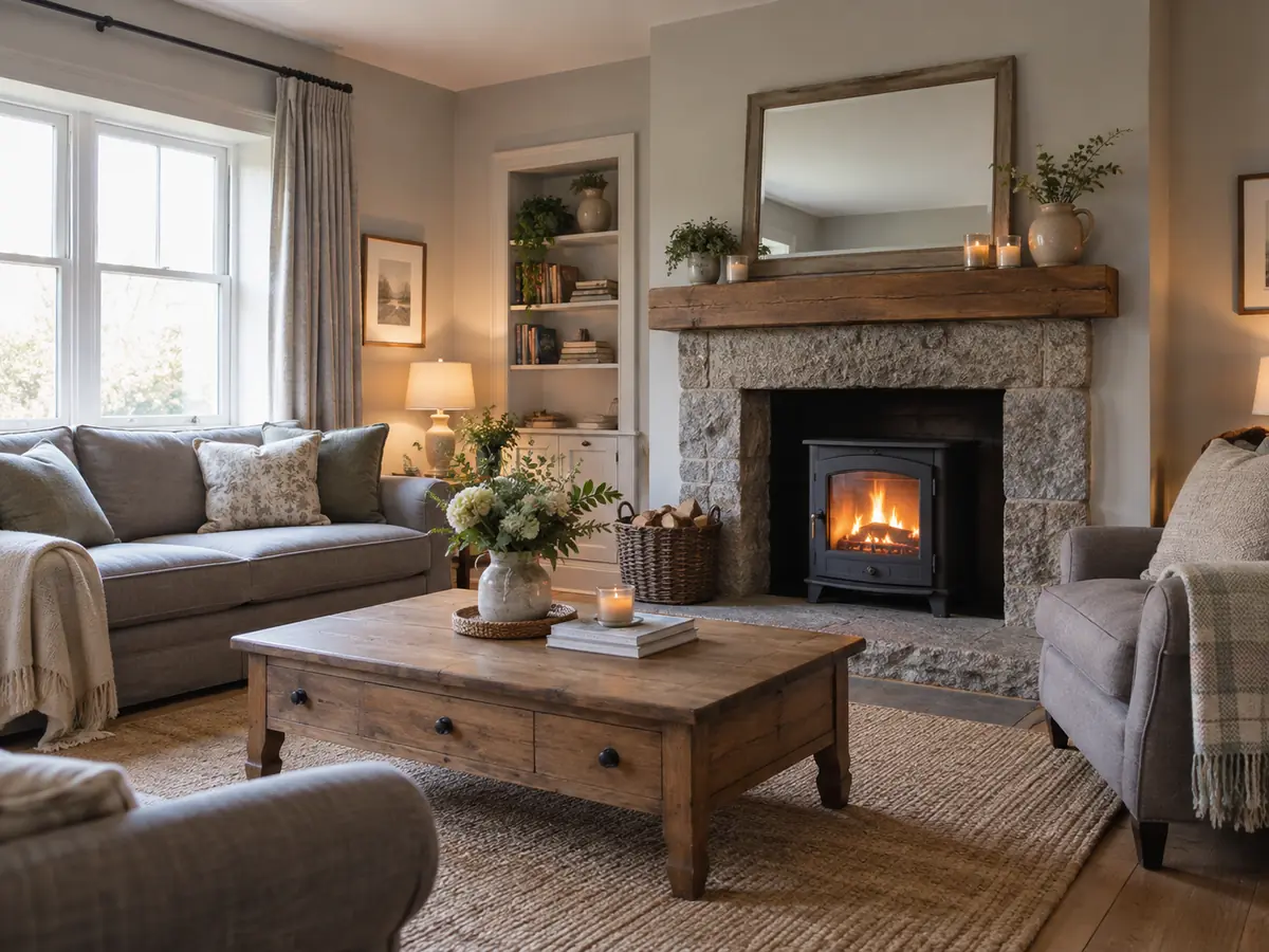 Interior of a home in Co. Wicklow, Ireland