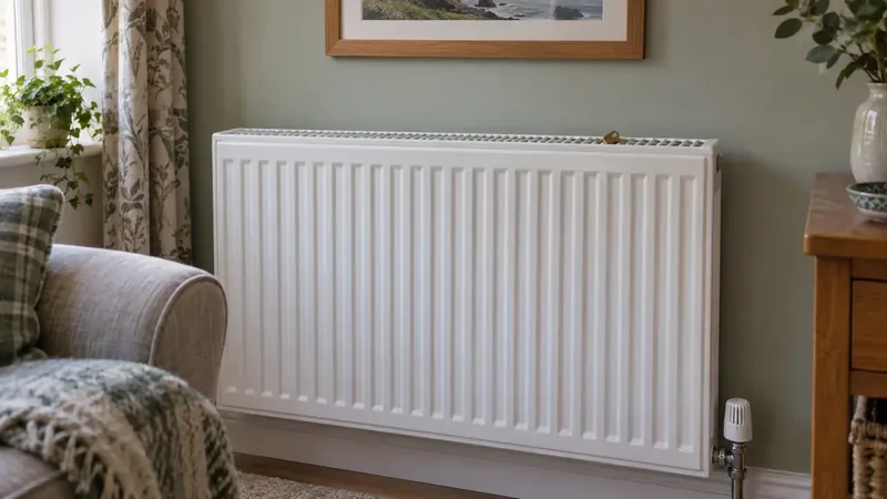 A radiator in a living room in an Irish home