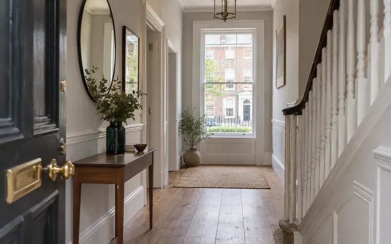 A Georgian hallway in an Irish home
