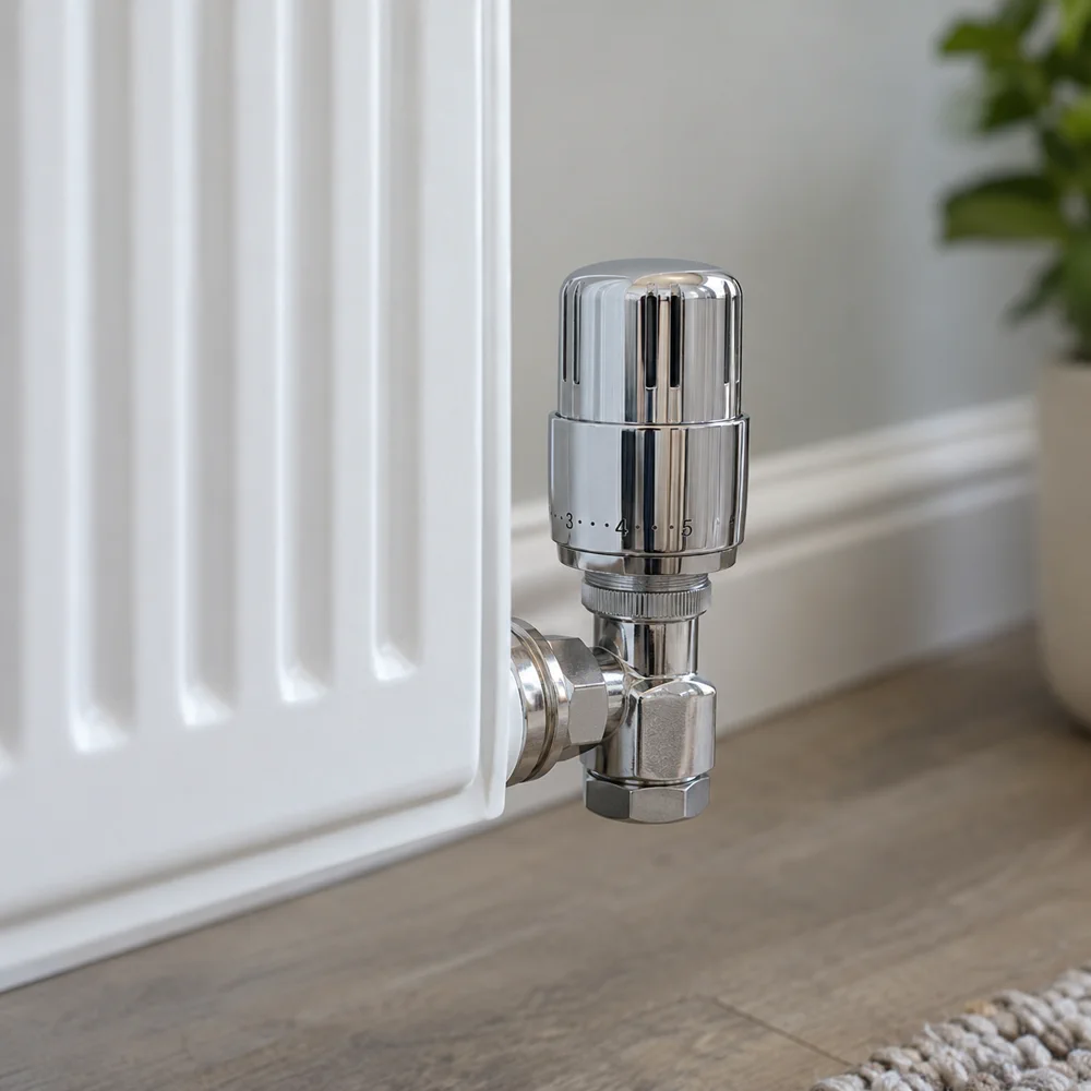 New pipework and fittings during a noisy pipe repair