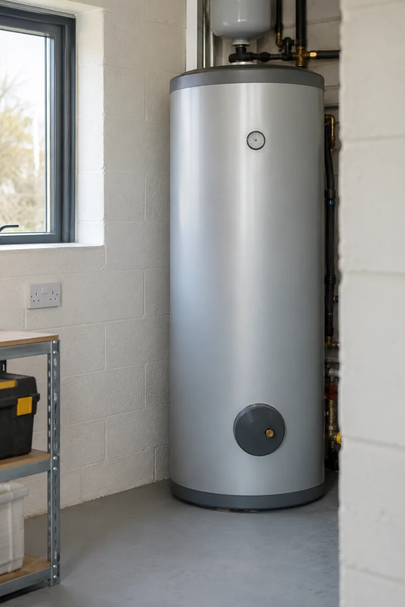 A commercial plumbing in an Irish home