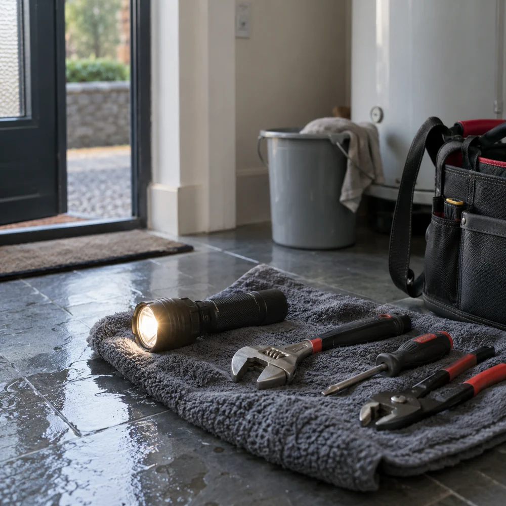 A emergency plumbing in an Irish home