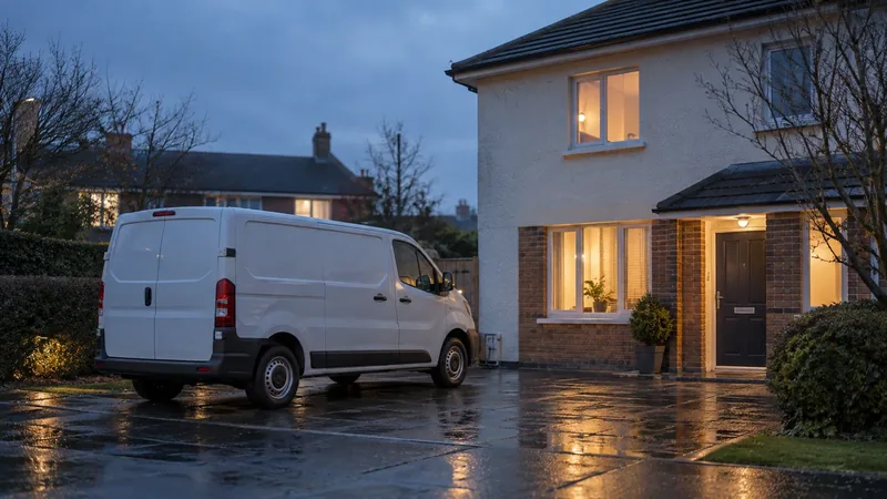 Emergency plumber attending a household callout
