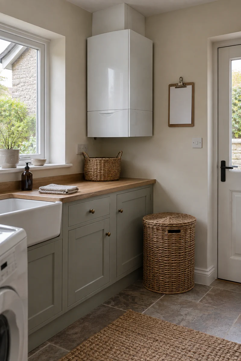 A plumbing inspection in an Irish home