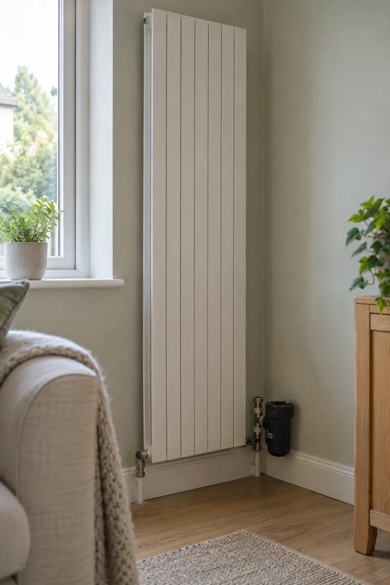 A power flushing in an Irish home
